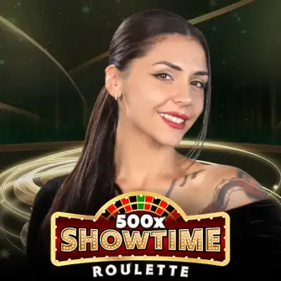 500x Showtime Roulette game screenshot
